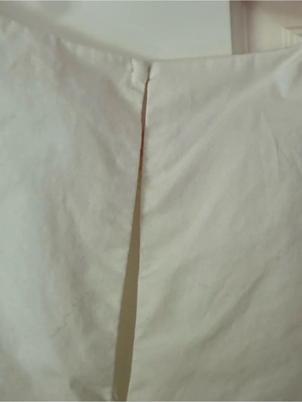 Zara White Puff-Sleeve Dress with Black cutout girls size 11-12